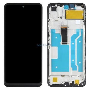 Huawei P Smart 2021 / Y7a / Honor 10X Lite LCD + panou tactil cu cadru, negru