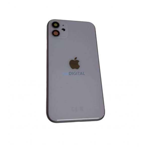 Panoul din spate al dispozitivului iPhone 11 (6.1"), cu lentila camerei/tava SIM, capac pentru baterie, violet, calitate AAA+