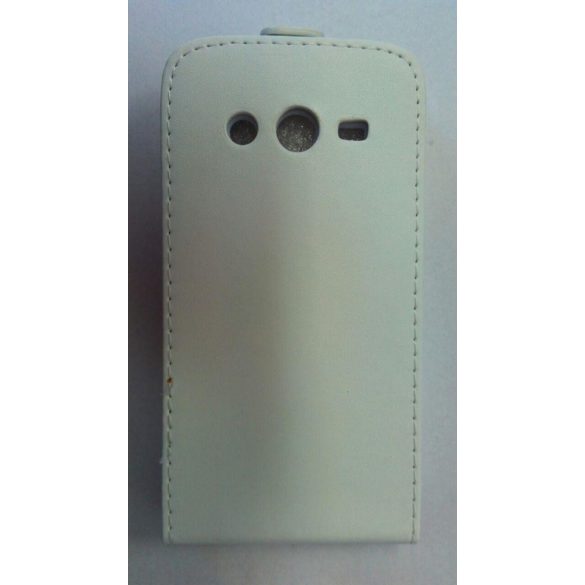 Carcasa subtire cu cadru din silicon Samsung G355 Galaxy Core 2 alb