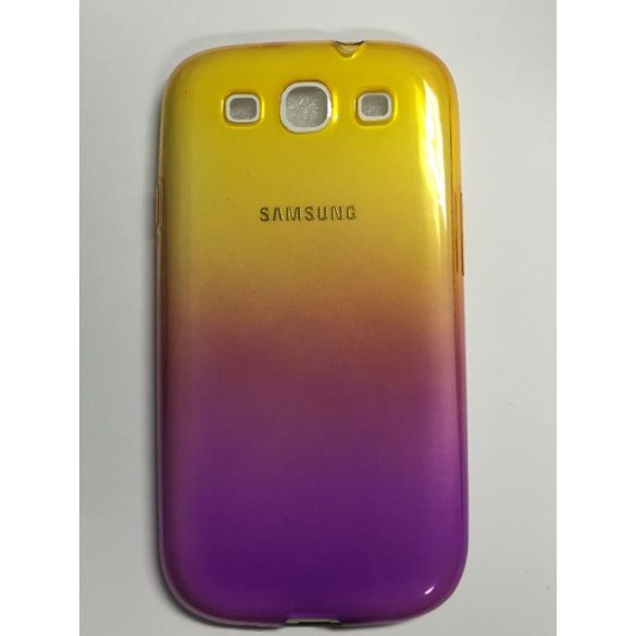 Samsung I9300 I9301 I9305 Galaxy S3/S3 Neo/S3 LTE galben și violet 0.3mm husă de silicon subțire