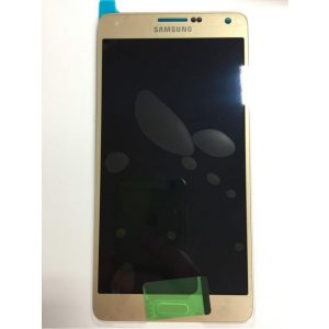 Samsung Galaxy A7 LCD + panou tactil, fabrica, auriu, SM-A700