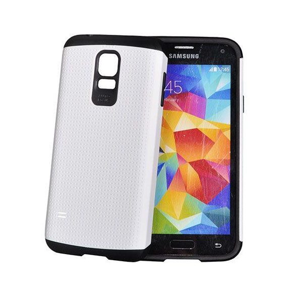 Husă cu spate dur Samsung G900F Galaxy S5 White Armor