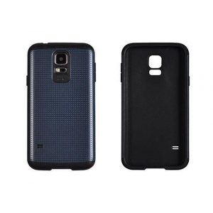 Husă cu spate dur cu armătură albastră pentru Samsung G900F Galaxy S5