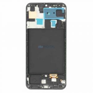 Samsung Galaxy A50 LCD + panou tactil cu ramă, negru, SM-A505