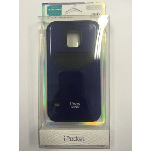 Husă din spate Mercury iPocket Samsung G900 Galaxy S5 albastru închis