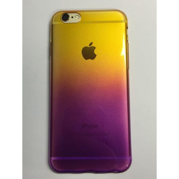 iPhone 6 6S (4.7") galben și violet 0.3mm husă silicon ultra subțire