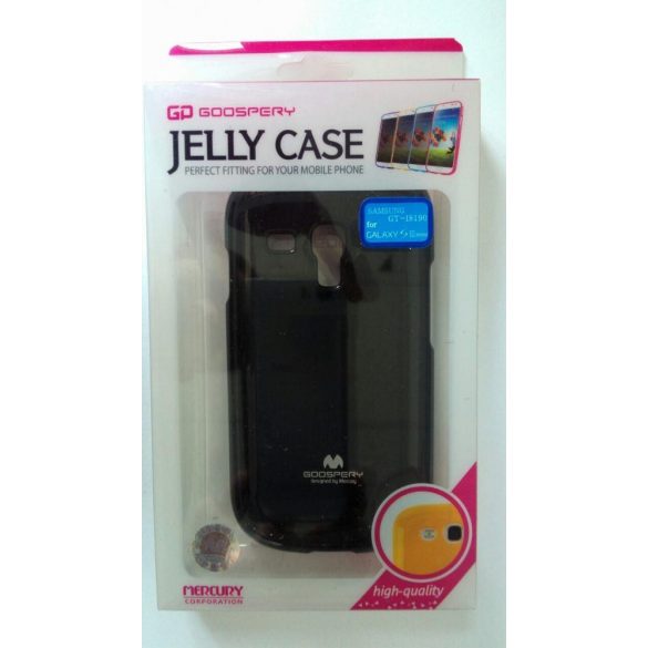 Husa din silicon Neagra Mercury Jelly Samsung I8190 I8200 Galaxy S3 Mini