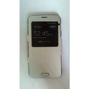 Carcasa Samsung G900 Galaxy S5 argintie Armor cu fereastra