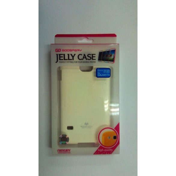 Husa din silicon Samsung G900 Galaxy S5 alb Mercury Jelly