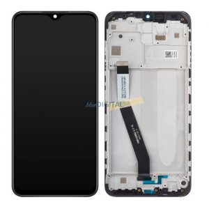 Xiaomi Redmi 9 LCD negru + panou tactil cu cadru