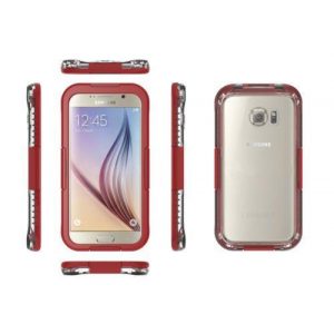 Husa rosie rezistenta la apa Samsung G920 Galaxy S6