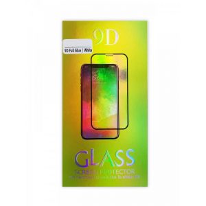 Xiaomi Redmi Note 9 Pro Max negru curbat 9D folie de sticlă frontală