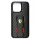 Carcasa spate iPhone 15 Pro (6.1"), PU, ​​model carbon, poate fi suportata, neagra, suport Ferrari Grip (FEHCP15LGSNCAK)