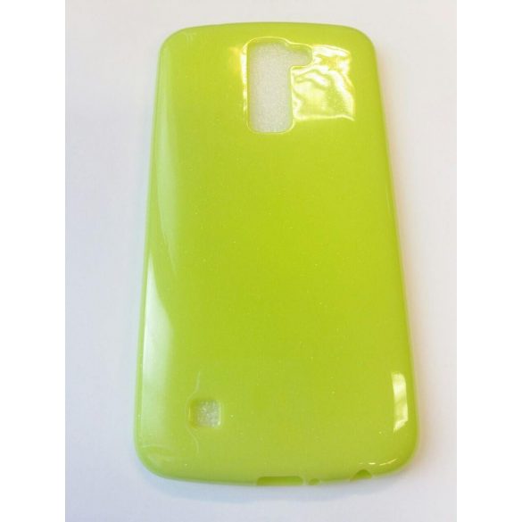 Husa din silicon Candy LG K10 verde lime de 0,3 mm