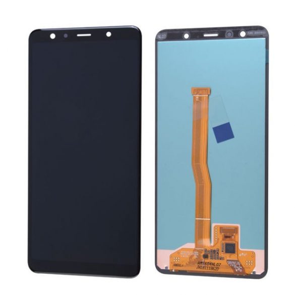 Samsung Galaxy A7 2018 LCD + panou tactil, negru din fabrică, SM-A750