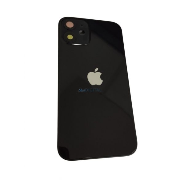 iPhone 12 Mini (5.4") Husă spate, cameră cu obiectiv / sim tray, Husă baterie, negru, calitate AAA+