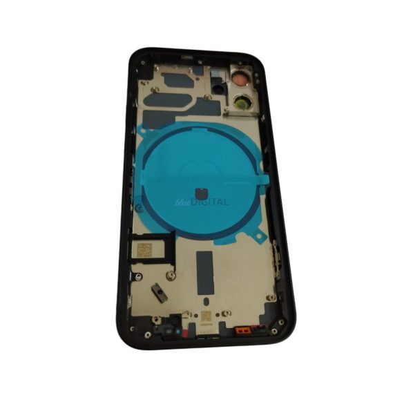 iPhone 12 Mini (5.4") Husă spate, cameră cu obiectiv / sim tray, Husă baterie, negru, calitate AAA+