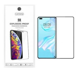 Letang Huawei P40 folie din sticlă frontală neagră de 0,3 mm