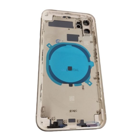 Husă spate iPhone 11 (6.1"), cameră cu obiectiv / sim tray, Husă baterie, alb, calitate AAA+