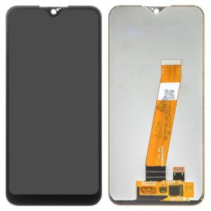 Samsung Galaxy A01 LCD + panou tactil, negru, SM-A015F