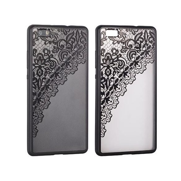 Lace Samsung G930 Galaxy S7 negru model dantela capac spate