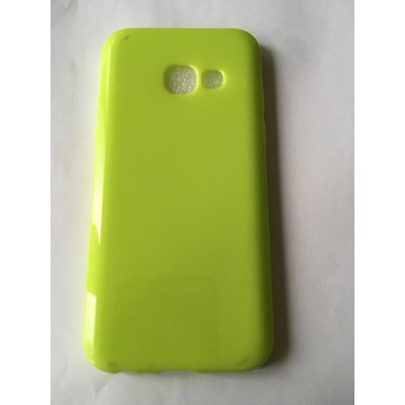 Husa din silicon Candy Samsung A320 Galaxy A3 2017 verde lime 0.3mm