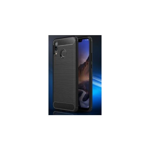 Huawei Nova 3 silicon husă, negru, fibra de carbon