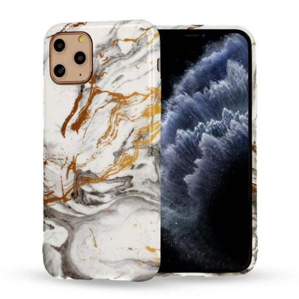 Husă din silicon pentru Samsung Galaxy A10, husă din spate, husă TPU, model marmură, SM-A105, design din silicon marmură 2