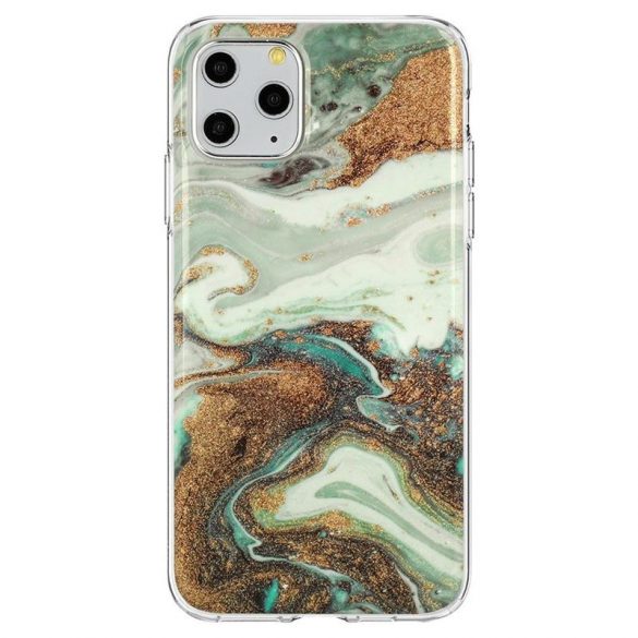 iPhone 12 / 12 Pro (6.1")Husădin silicon,Husăcu Husă din spate,HusăTPU, design Marble Glitter 5