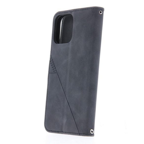 Husă pentru telefon iPhone 14 (6,1"), husă carte, husă cu deschidere laterală, închidere magnetică, neagră, Smart Trendy Porto