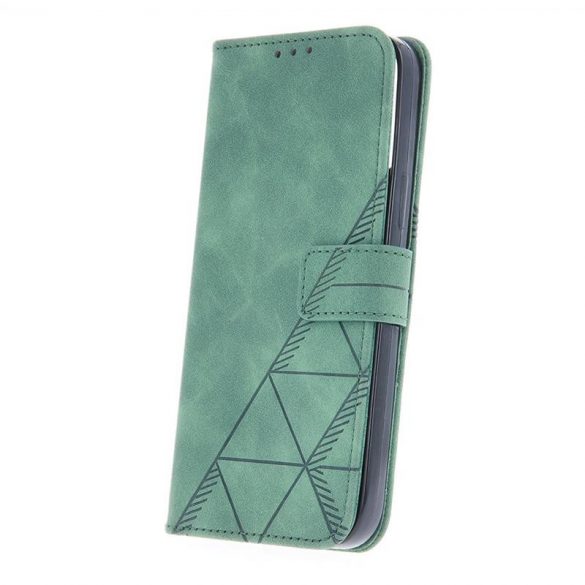 Husă pentru telefon iPhone 14 Plus (6,7"), husă carte, husă cu deschidere laterală, închidere magnetică, verde, Smart Trendy Porto