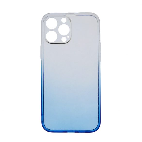 Husa din silicon pentru iPhone 13 (6.1"), carcasa din spate, carcasa TPU, albastra, gradient, gradient 2mm