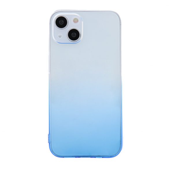 Husa din silicon pentru iPhone 13 (6.1"), carcasa din spate, carcasa TPU, albastra, gradient, gradient 2mm