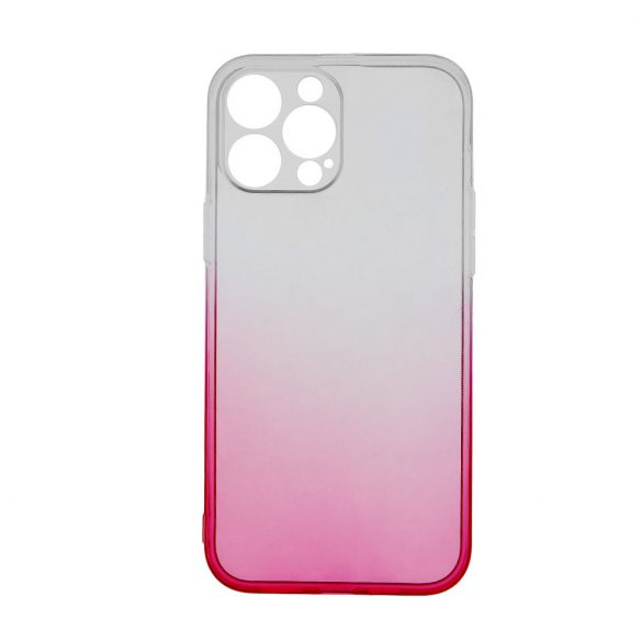 Husa din silicon pentru iPhone 13 (6.1"), carcasa din spate, carcasa TPU, roz, gradient, gradient 2 mm