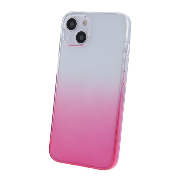 Husa din silicon pentru iPhone 13 (6.1"), carcasa din spate, carcasa TPU, roz, gradient, gradient 2 mm