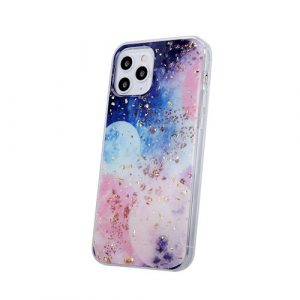 Carcasă din spate pentru iPhone 14 (61"), carcasă TPU, Gold Glam Galactic