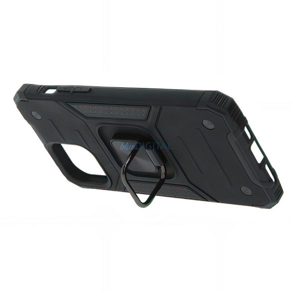 Carcasa din spate iPhone 13 (6.1"), carcasa PC/TPU, iesita in evidenta, neagra, Defender Nitro