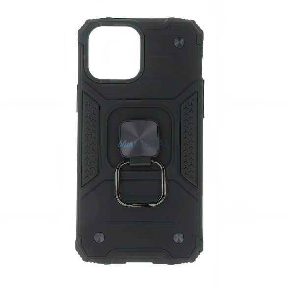 Carcasa din spate iPhone 14 (6.1"), carcasa PC/TPU, iesita in evidenta, neagra, Defender Nitro