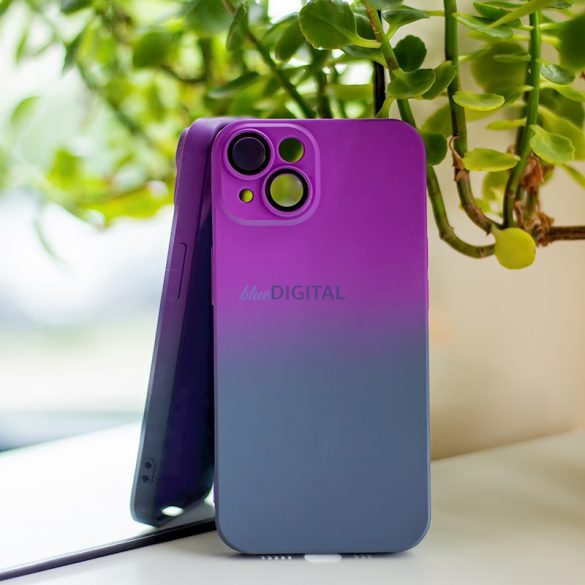 Xiaomi Redmi Note 12 4G Husă spate Husă, TPU Husă, violet-gri, culoare-transparentă, Ultra Trendy Neogradient 2