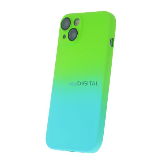 Xiaomi Redmi Note 12 4G Husă spate Husă, TPU Husă, verde-albastru, culoare-transparent, Ultra Trendy Neogradient 3