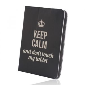 Carcasă universală pentru tablete cu model Keep calm 9"-10"