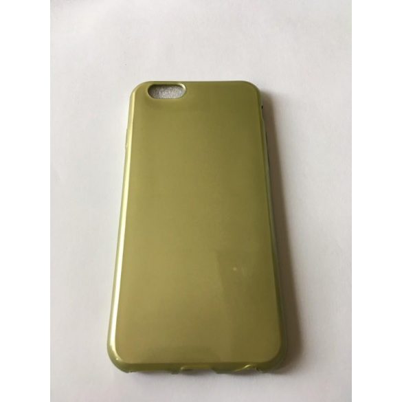 Husă cromată din silicon pentru iPhone 6 6S (4,7"), verde deschis