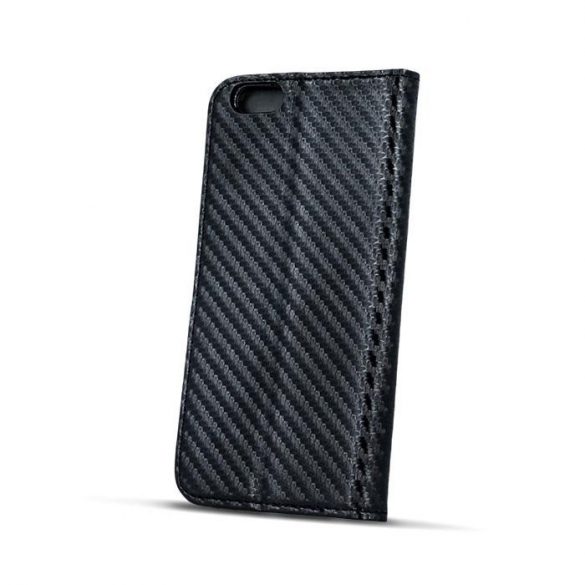 Carbon Lenovo K6 Note Negru Magnetic Silicone încadrată bibliotecă