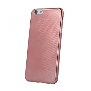 Husa din silicon Carbon Samsung G920 Galaxy S6 rose gold