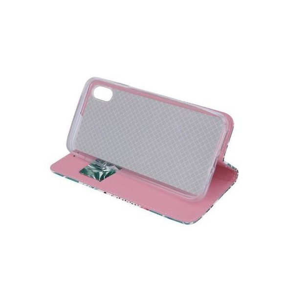 Bibliotecă cu cadru din silicon pentru iPhone X / XS (5,8") "Flamingo".