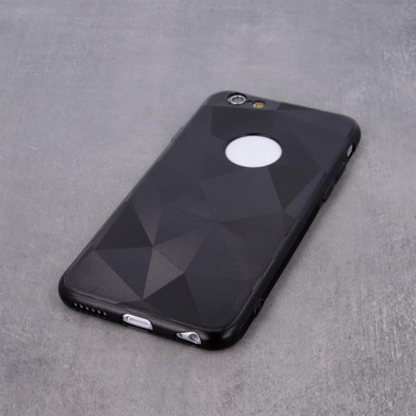 Huawei Y7 2019Husăcu Husă spate,Husădin silicon, negru, luciu geometric