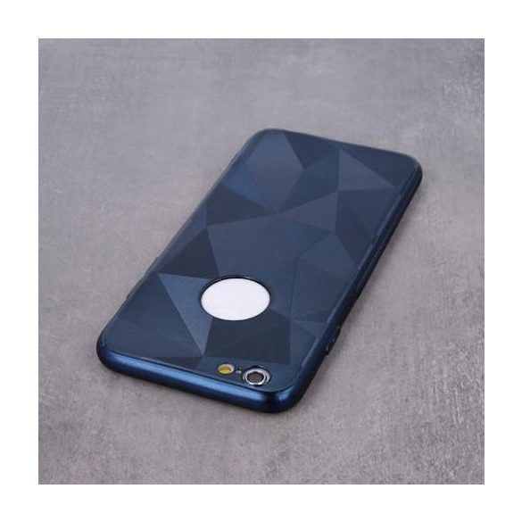 Huawei Y6 2019Husăcu Husă spate,Husădin silicon, albastru, luciu geometric