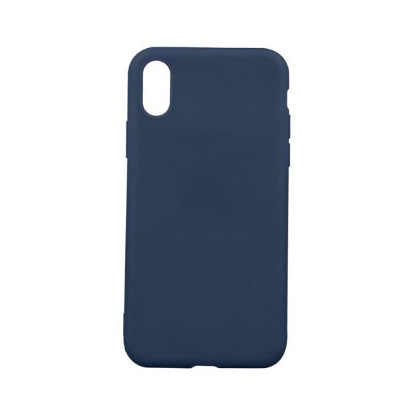 Husa din silicon pentru iPhone 11 Pro Max (6,5"), carcasa din spate, albastra, mata