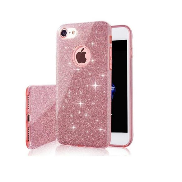 Husă din silicon pentru iPhone 11 Pro (5,8"), Glitter, Husă spate, roz, Glitter