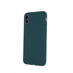 Husa din silicon pentru iPhone X / XS (5.8"), husa din spate, verde, mata